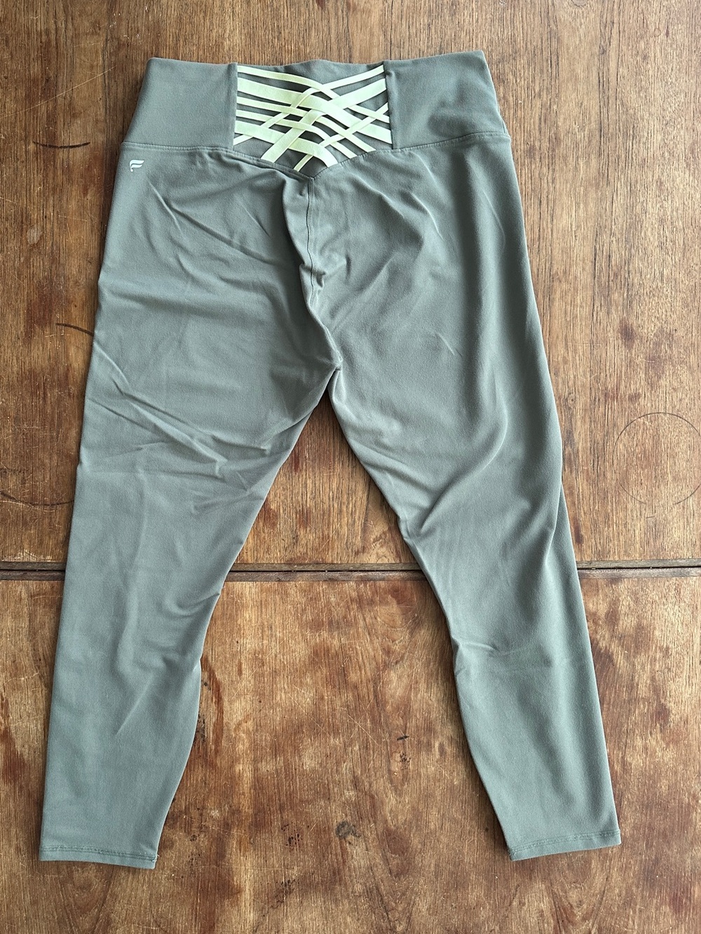 Fabletics 7/8 khaki legging size L
